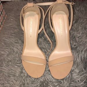 Nude Adele heels